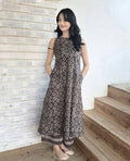 Halter neck cord set with pocket in kurti